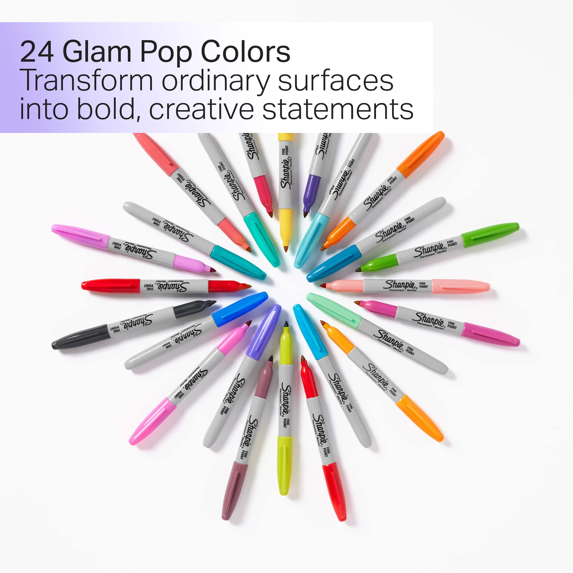 Sharpie® Glam Pop Fine Point Permanent Markers